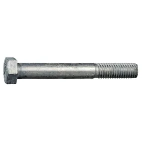 1/2"-13 x 4" Hot Dip Galvanized Steel Coarse Thread Hex Cap Screws (25 pcs.)