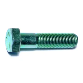 1/2"-20 x 2" Green Rinsed Zinc Grade 5 Hex Cap Screws (37 pcs.)