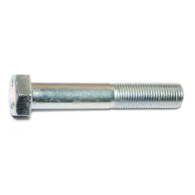 1/2"-20 x 3" Zinc Plated Grade 5 Steel Fine Thread Hex Cap Screws (5 pcs.)