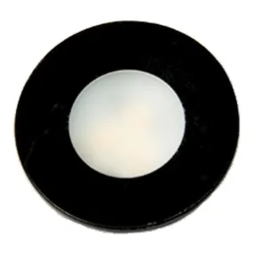 12VDC Recess Mount LED Slim Puck Mini, 4000K, 95 Lumens, Black