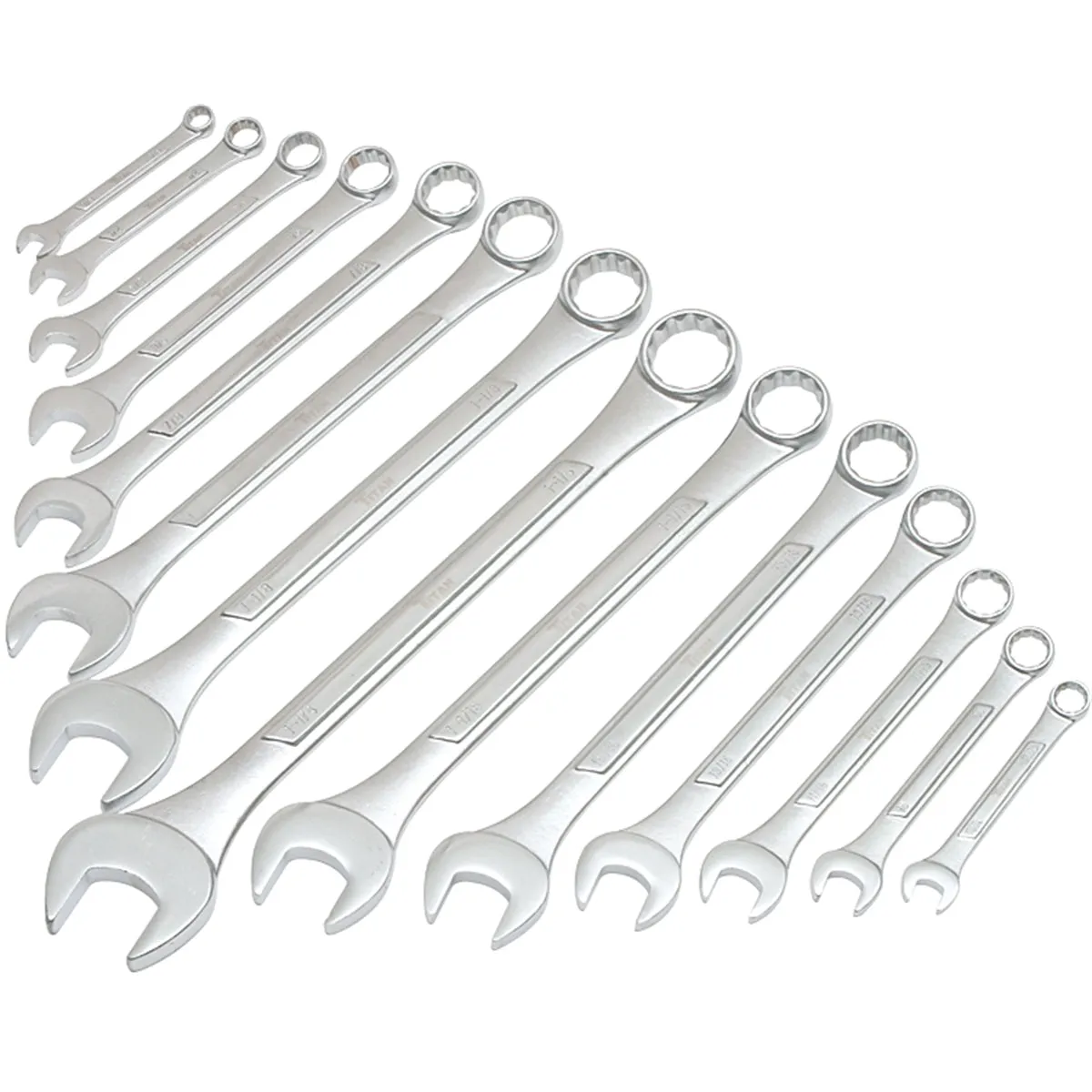 14 Piece SAE Raised Panel Wrench Set