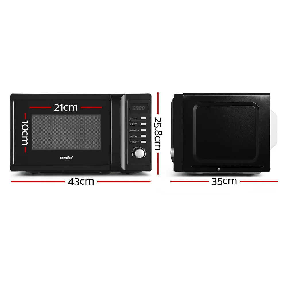 20L Microwave Oven 700W Countertop Kitchen Cooker Black