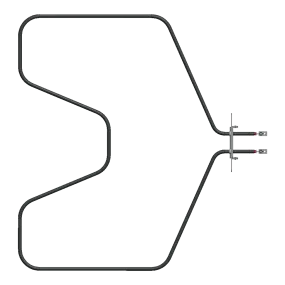 7537 Bake Element GE RCA Hotpoint Kenmore Brands 2585W 250V