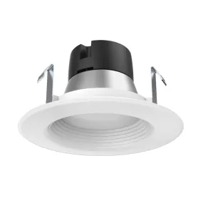 7.5W LED Downlight Retrofit - 4'' Baffle - 3000K - GU5.3 socket for MR16 retrofit - 12Vs