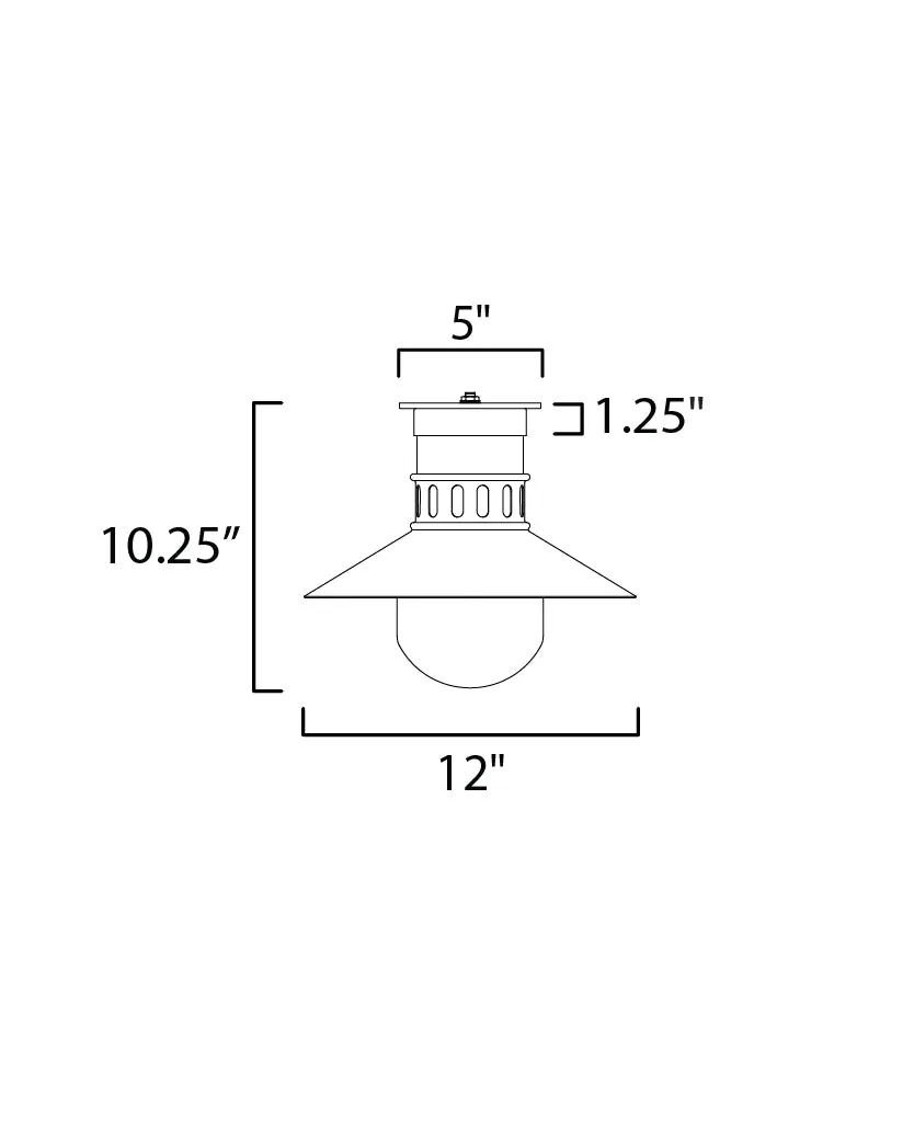 Admiralty Outdoor Flush Mount