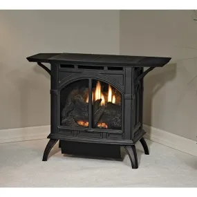 American Hearth Small Cast Iron Spirit Stove Vent Free VFD10CC30