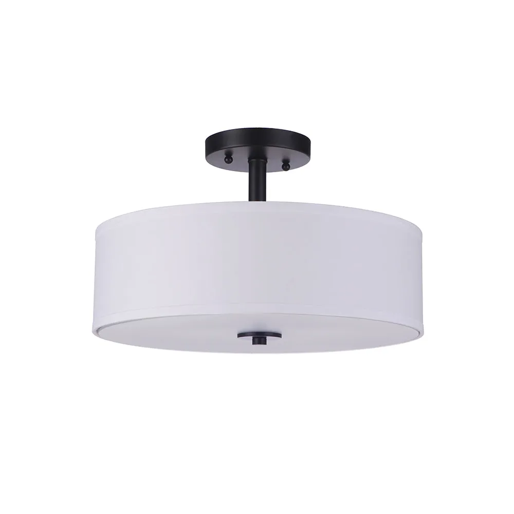 Amie Four Light Semi Flush - Black