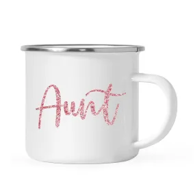 Andaz Press 11oz Faux Pink Glitter Girly Campfire Coffee Mug