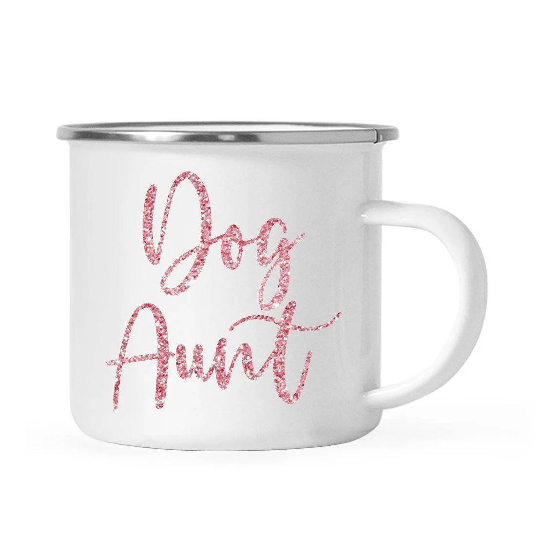 Andaz Press 11oz Faux Pink Glitter Girly Campfire Coffee Mug