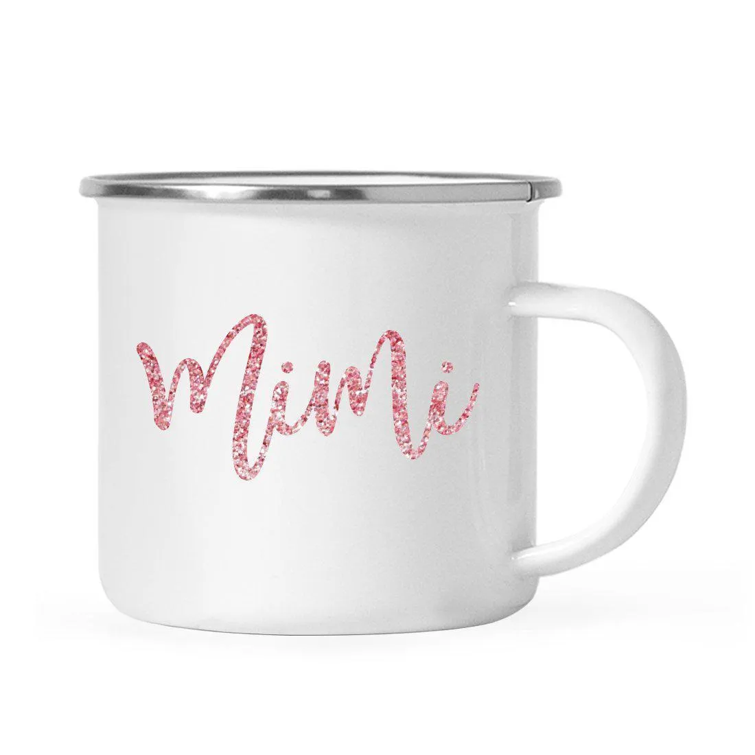 Andaz Press 11oz Faux Pink Glitter Girly Campfire Coffee Mug