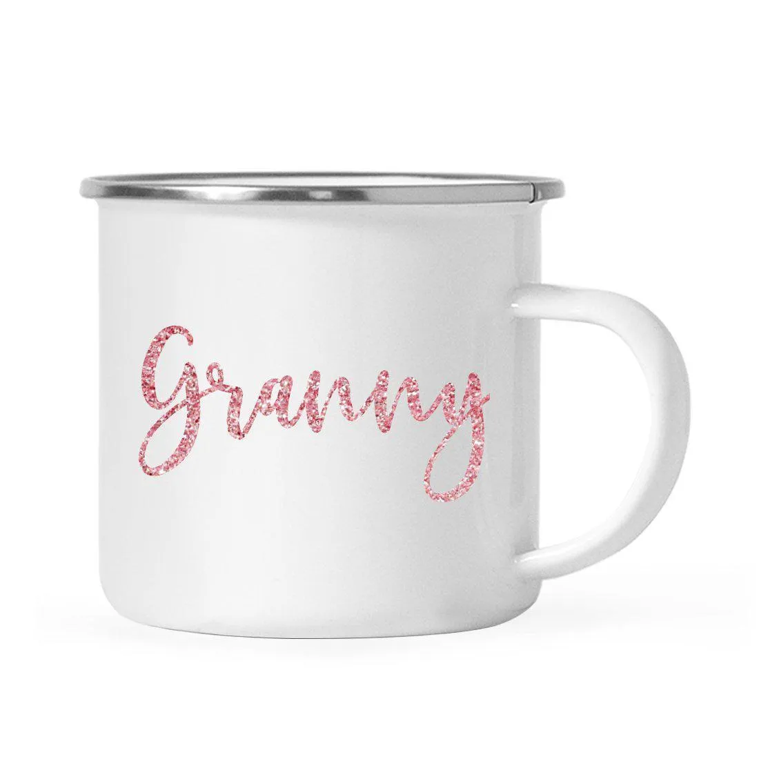 Andaz Press 11oz Faux Pink Glitter Girly Campfire Coffee Mug