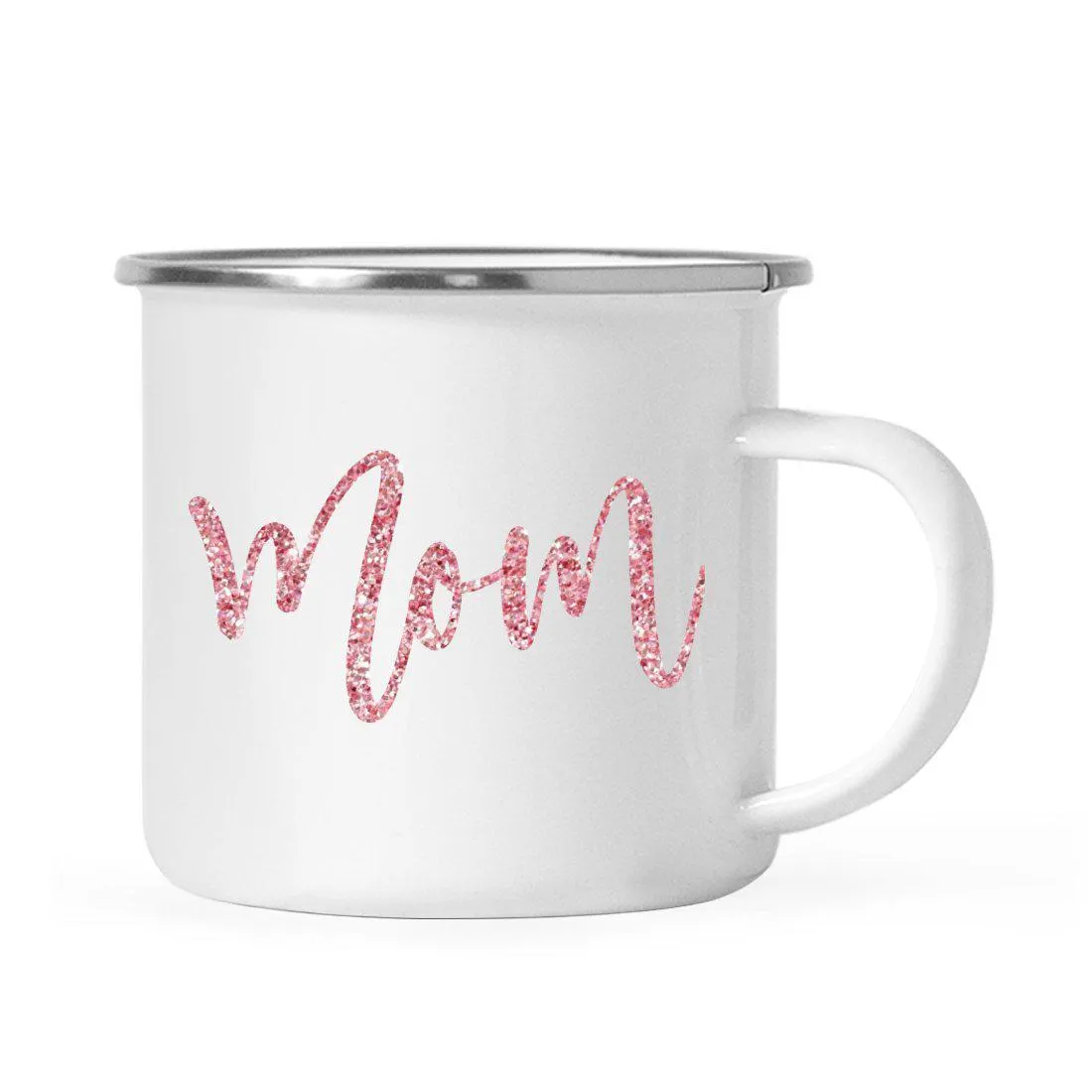 Andaz Press 11oz Faux Pink Glitter Girly Campfire Coffee Mug