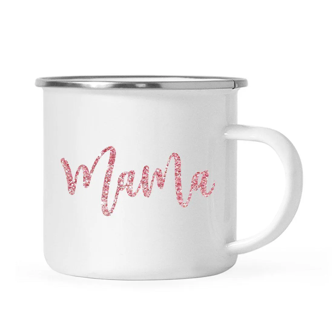 Andaz Press 11oz Faux Pink Glitter Girly Campfire Coffee Mug