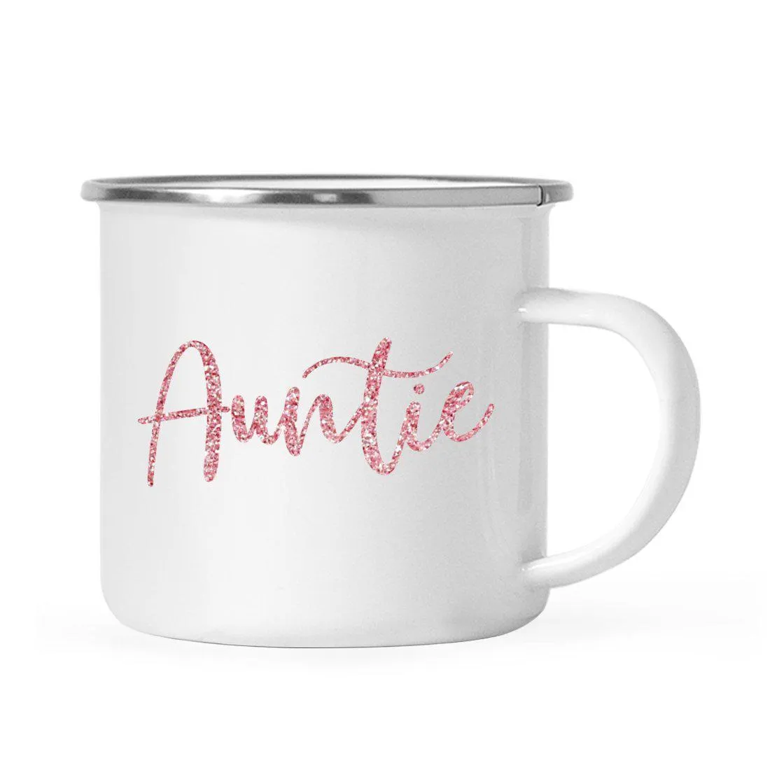 Andaz Press 11oz Faux Pink Glitter Girly Campfire Coffee Mug