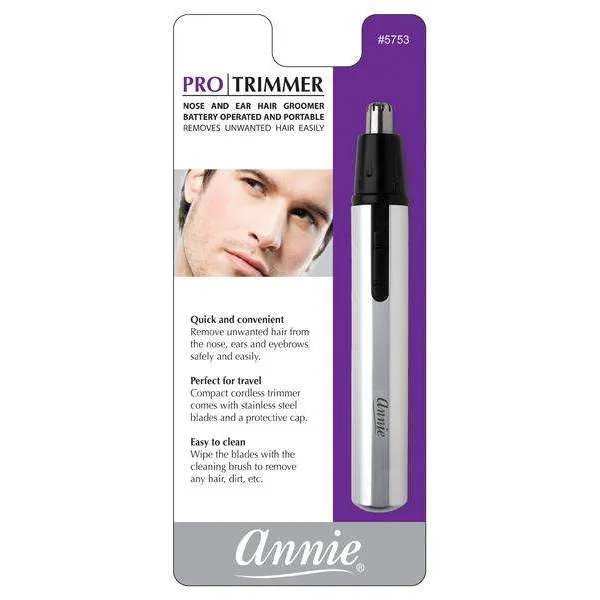 Annie Nose Hair Trimmer Silver