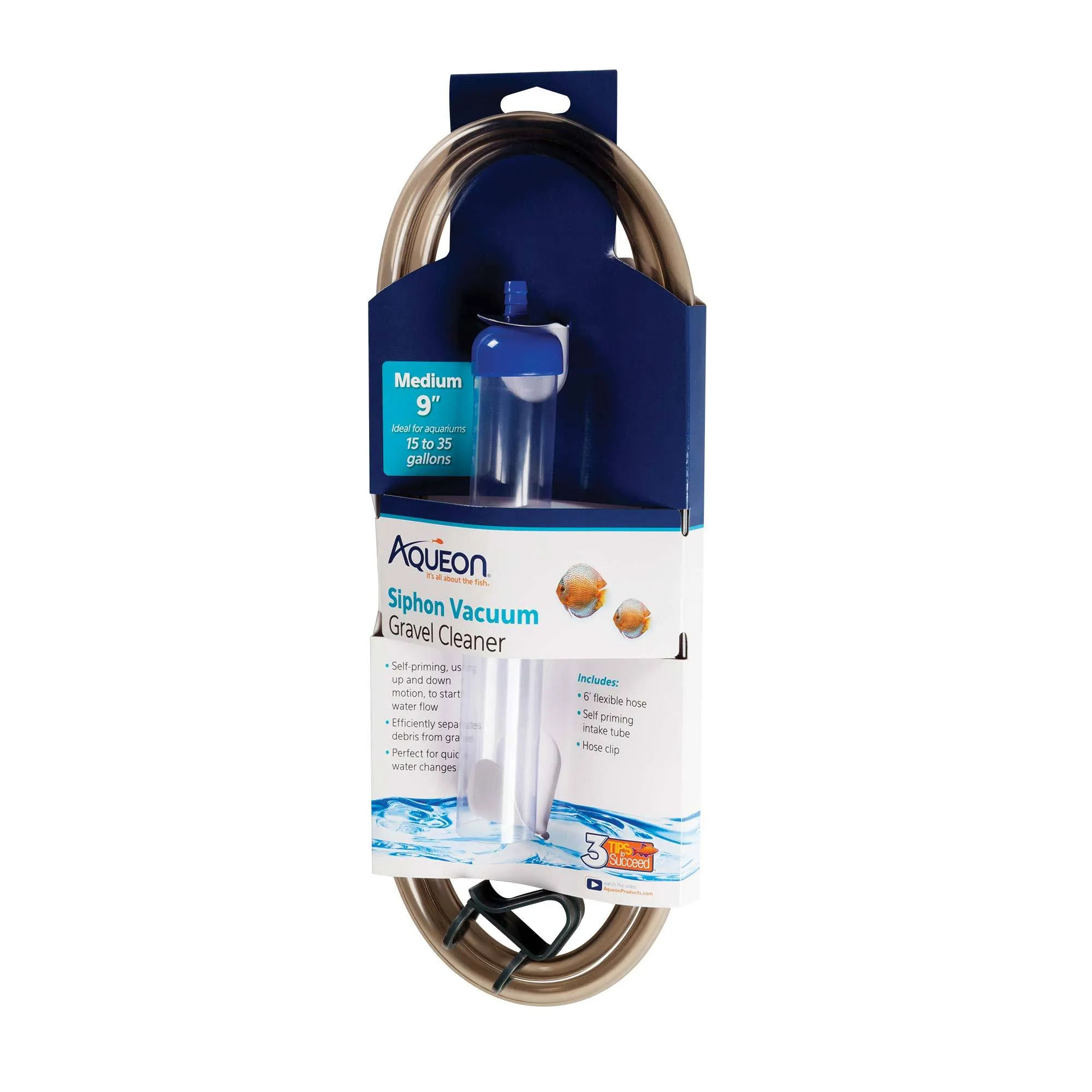 Aquarium Siphon Vacuum Gravel Cleaner - Aqueon