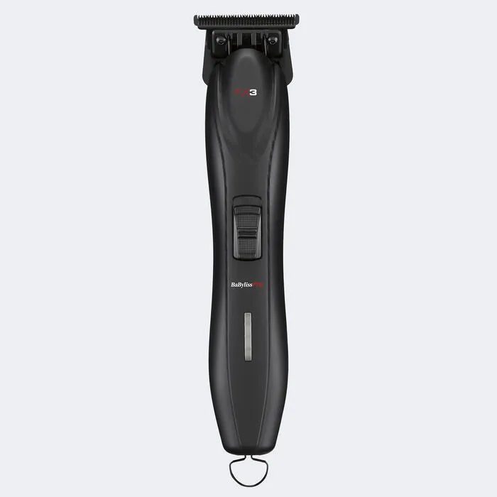 BaByliss PRO FX3 Matte Black Professional High-Torque Cordless Trimmer (FXX3TB)