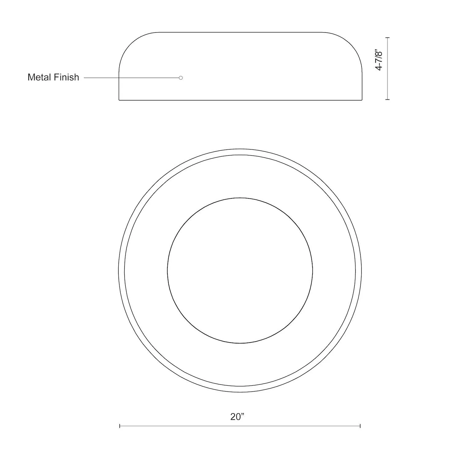 Beacon Flush Mount