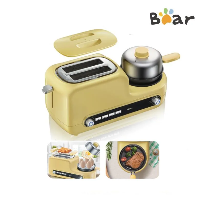 Bear 5in1 Toaster Breakfast Set w non-stick frying Pan (DSL-A02Z1)