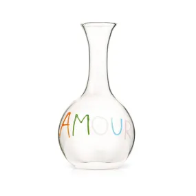 Bespoke Handblown Glass Word Carafe - MADE TO ORDER