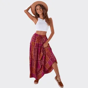 Bohemian Flounces Skirt