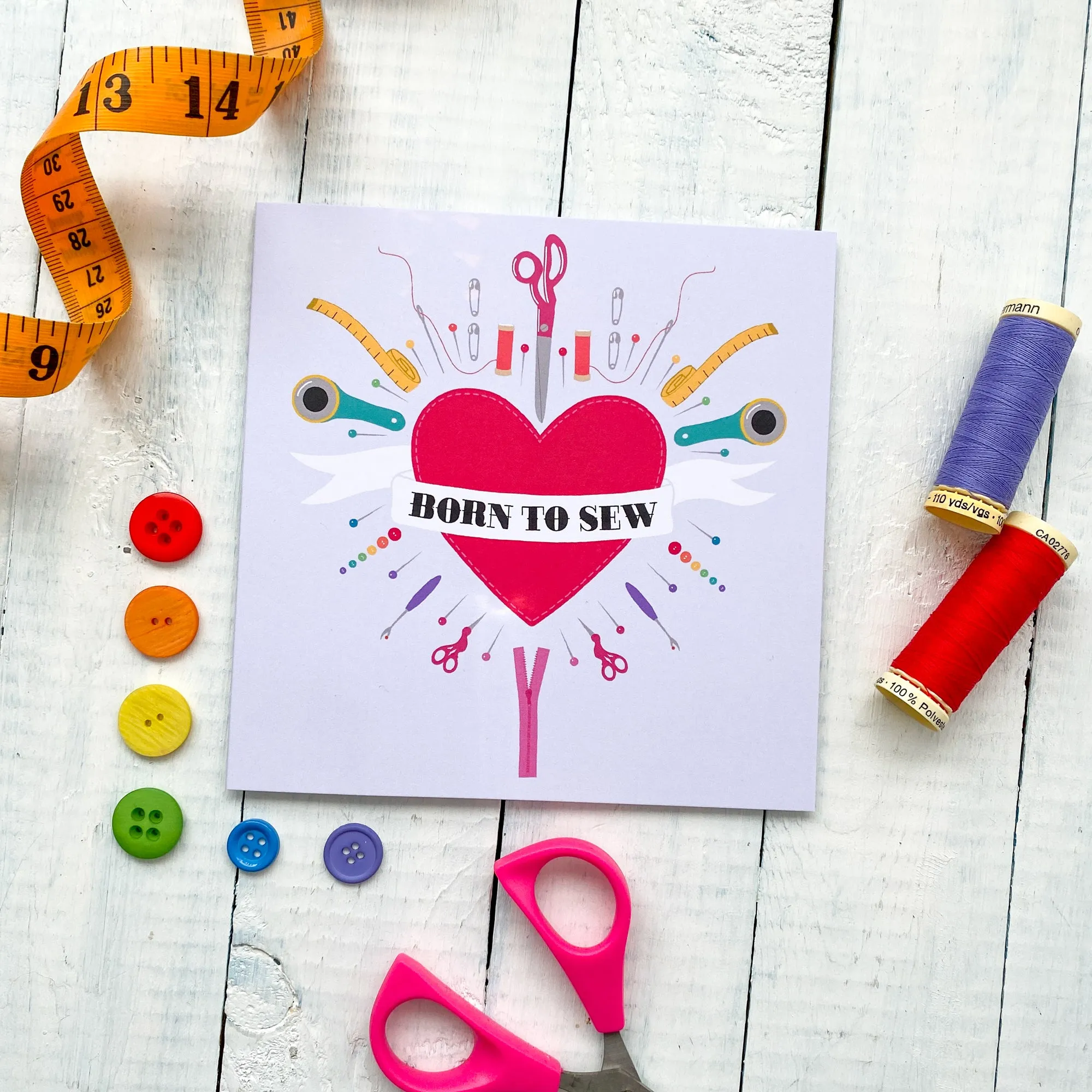 Born to Sew Card