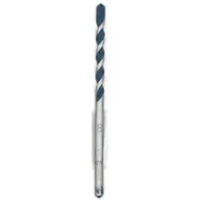 Bosch BlueGranite Turbo HCBG18T Hammer Drill Bit, 1/2 in Dia, 12 in OAL, Milled Flute, 2-Flute, 5/16 in Dia Shank :CD: QUANTITY: 1