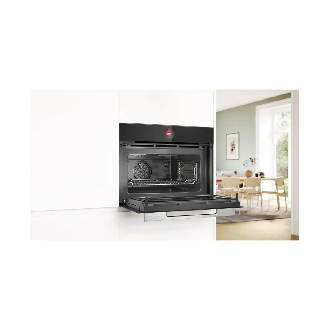 Bosch CMG7241B1B Series 8 Built-in Compact Oven with Microwave Function