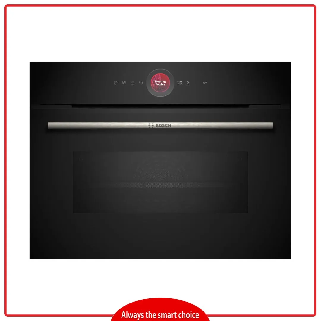 Bosch CMG7241B1B Series 8 Built-in Compact Oven with Microwave Function