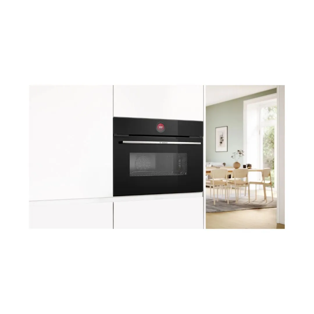 Bosch CMG7241B1B Series 8 Built-in Compact Oven with Microwave Function