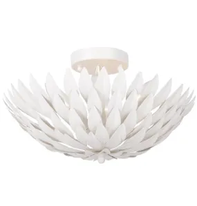 BROCHE 4 LIGHT CEILING MOUNT, MATTE WHITE