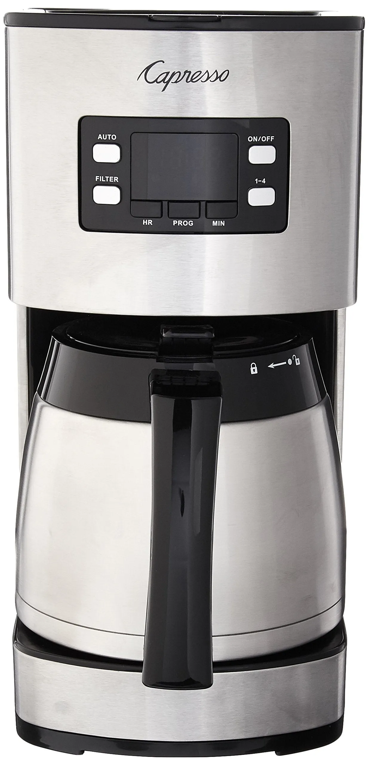 Capresso 435.05 10 Cup Thermal Coffee Maker ST300, Stainless Steel,