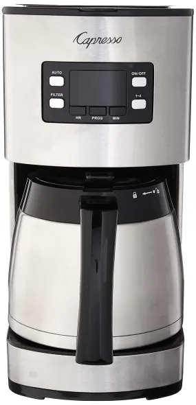 Capresso 435.05 10 Cup Thermal Coffee Maker ST300, Stainless Steel,