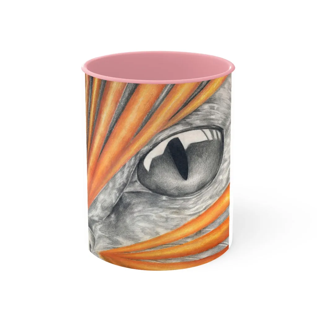 Cat Rays Accent Mug