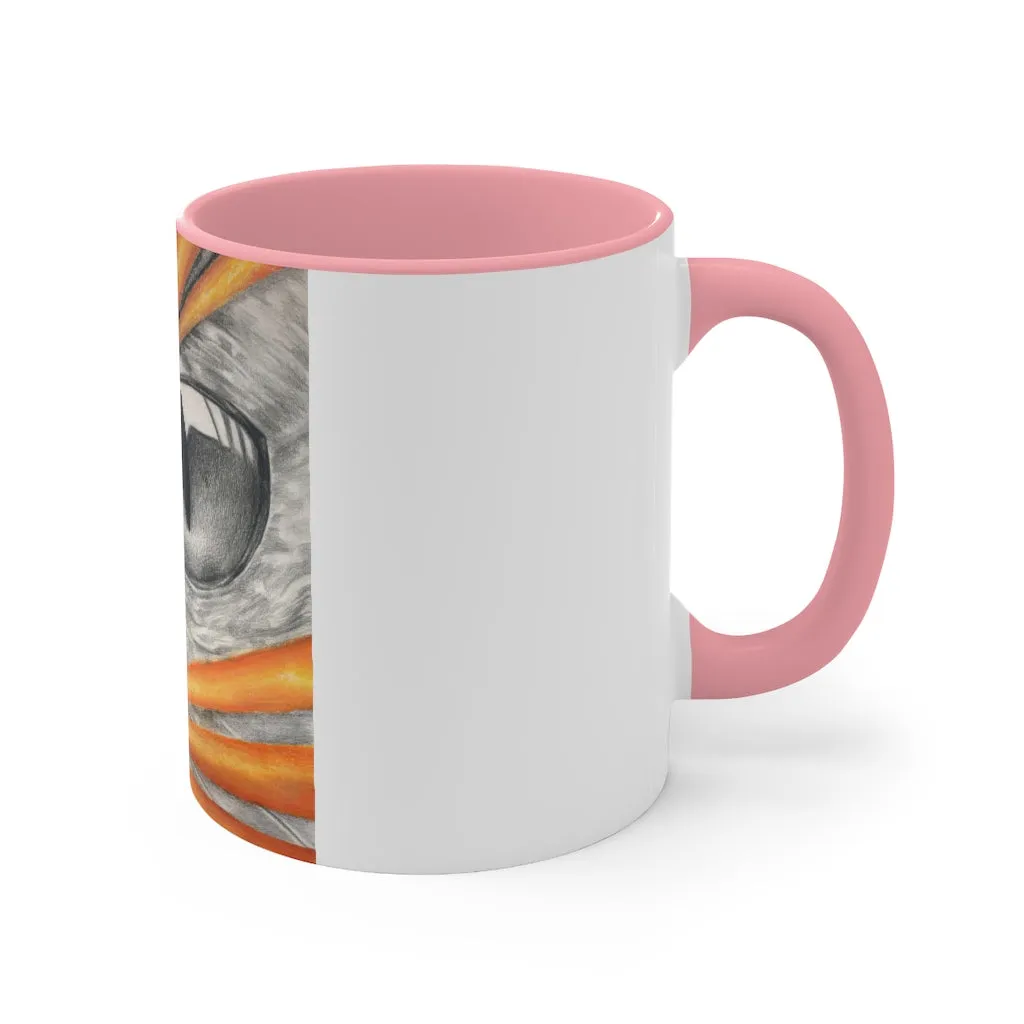 Cat Rays Accent Mug