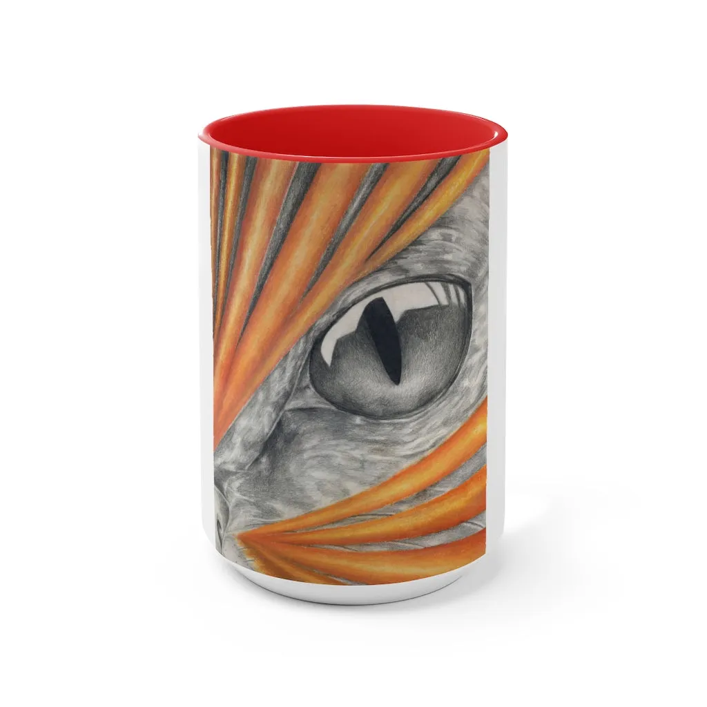 Cat Rays Accent Mug