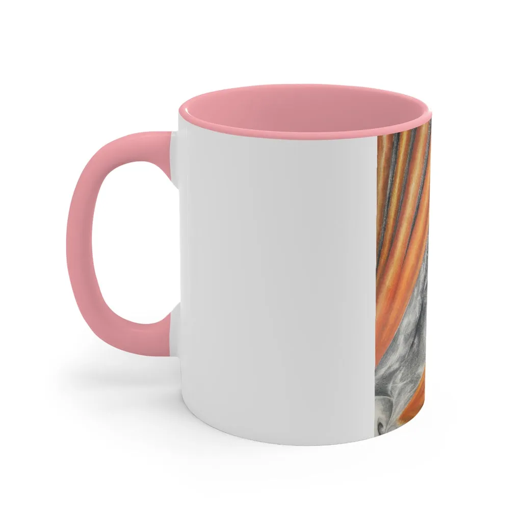 Cat Rays Accent Mug