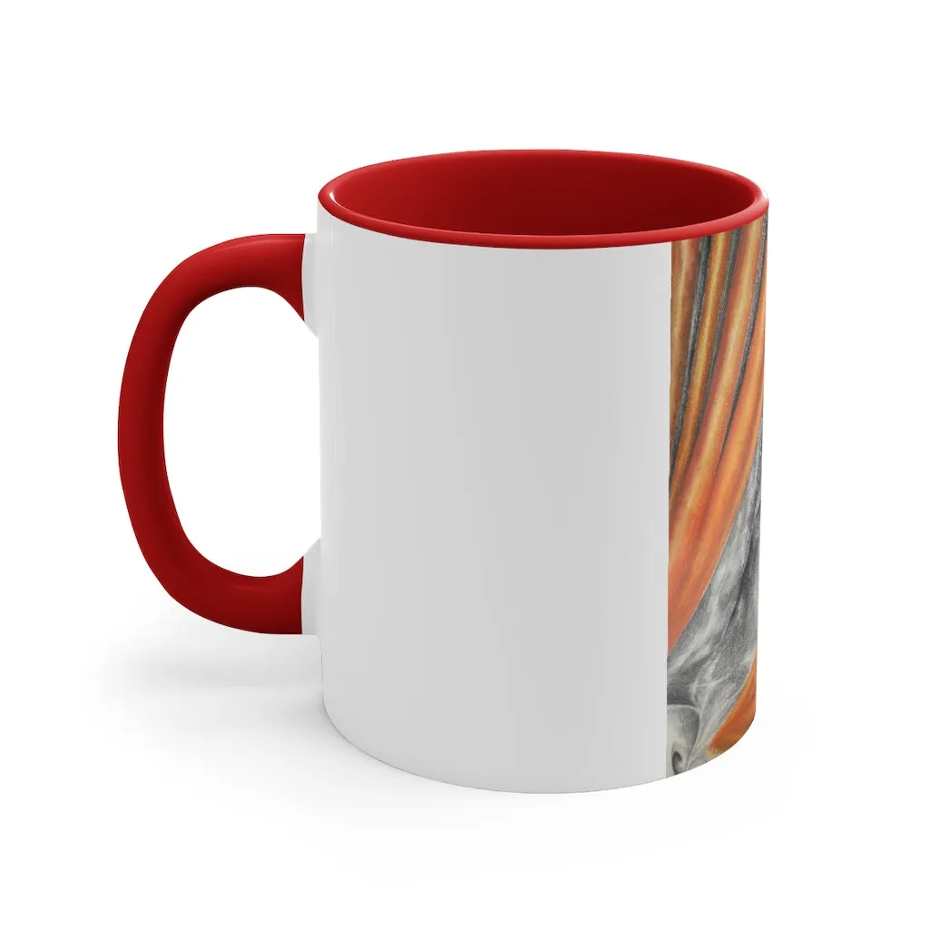 Cat Rays Accent Mug