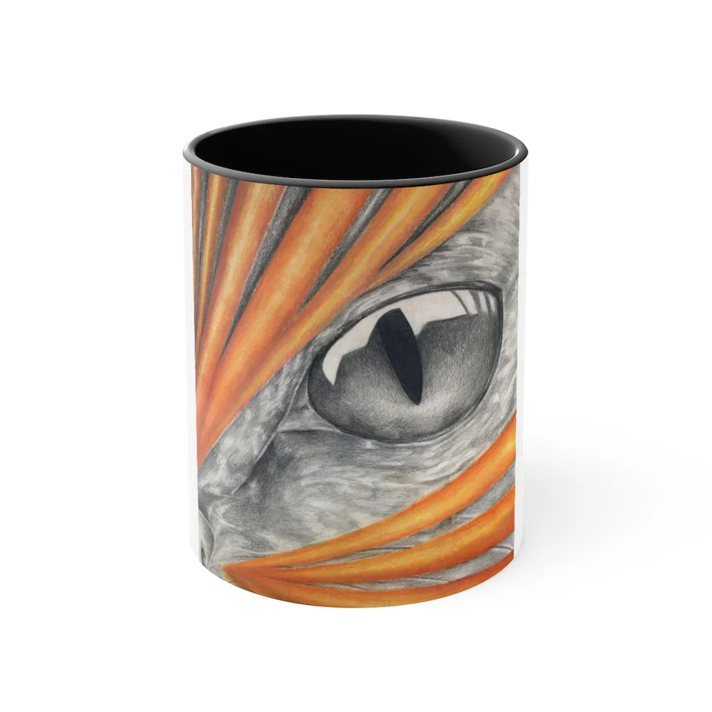 Cat Rays Accent Mug