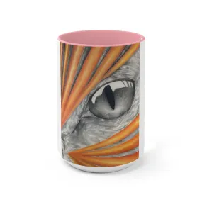 Cat Rays Accent Mug