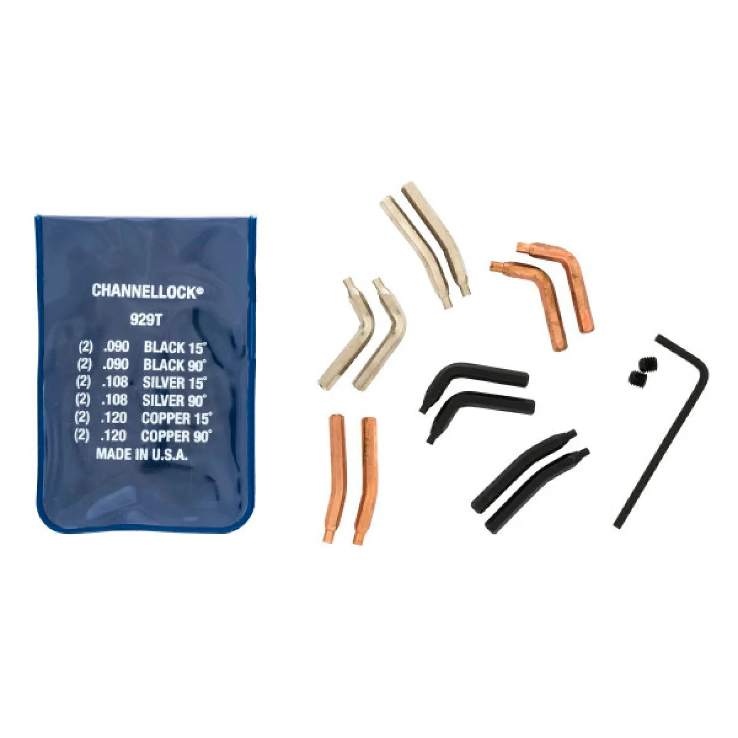 Channellock 929T 5 PC Universal Tip Kit