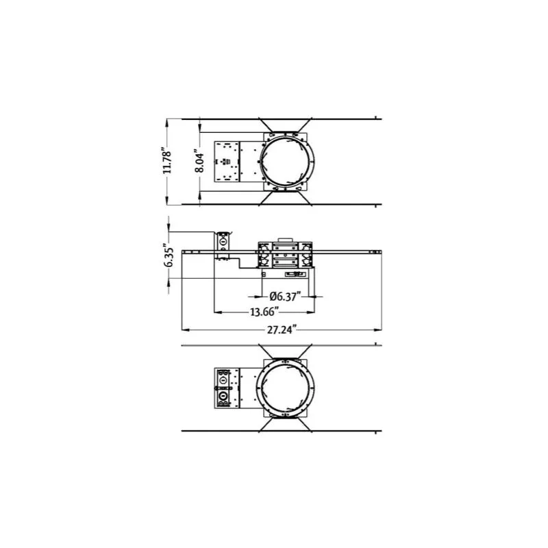 CRL-HSG-6 6" Housing for Commercial Recessed Light