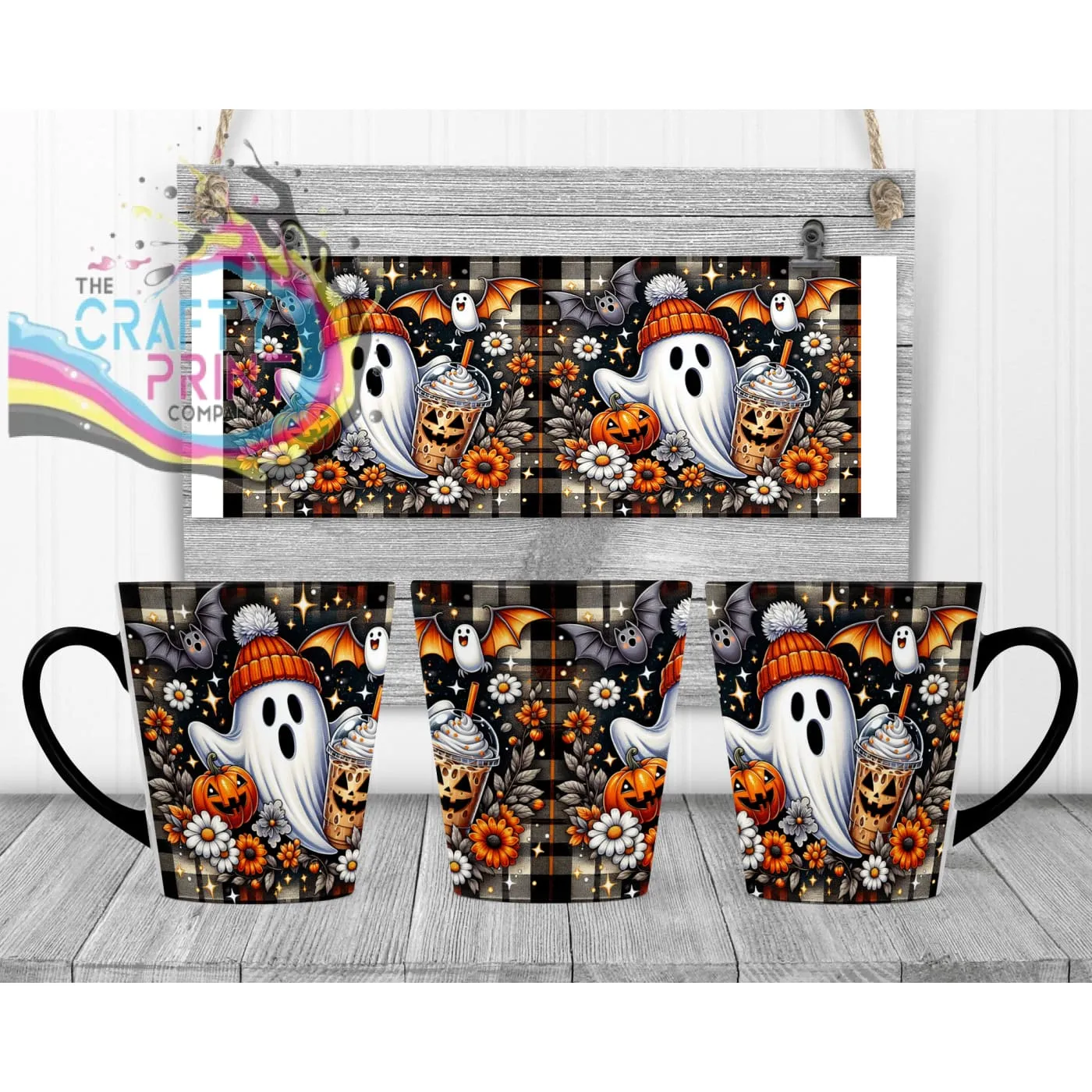 Cute Ghost Pumpkin Mug