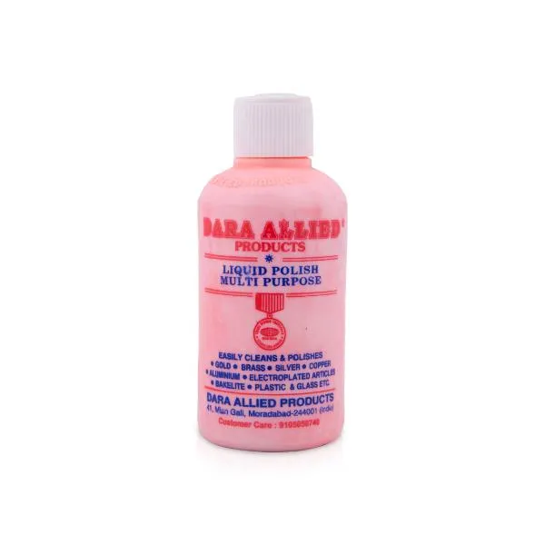 Dara Allied Products - Liquid Polish - 100 Ml | Multipurpose Metal Cleaner/ Brass Cleaner