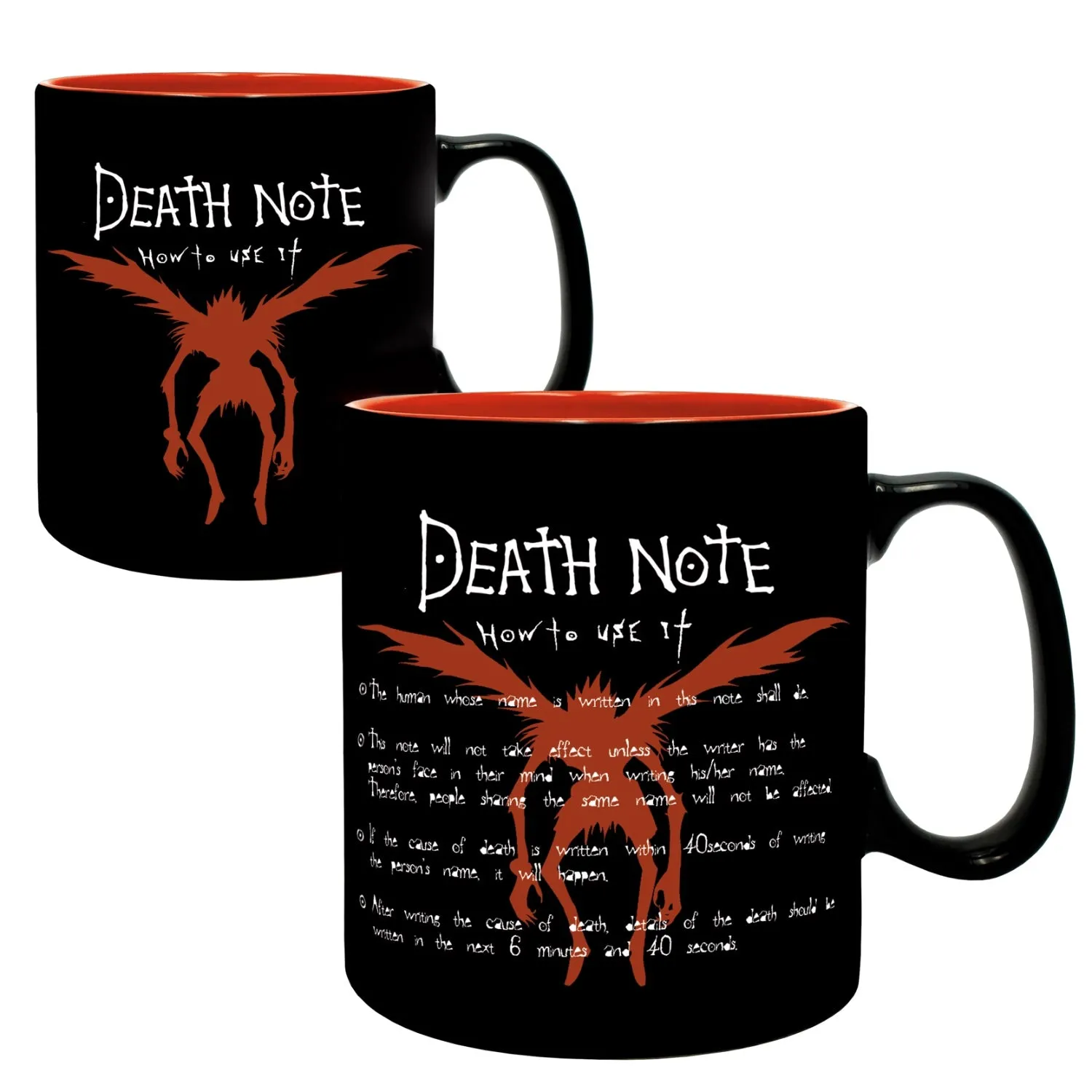 Death Note - Mug Heat Change - 460ml - Kira & Ryuk