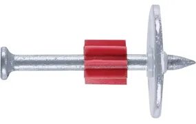 DeWALT 50113MG-PWR Drive Pin with Washer, 0.145 in Dia Shank, 2-1/2 in L, Steel/Plastic, Galvanized :BX100: QUANTITY: 1