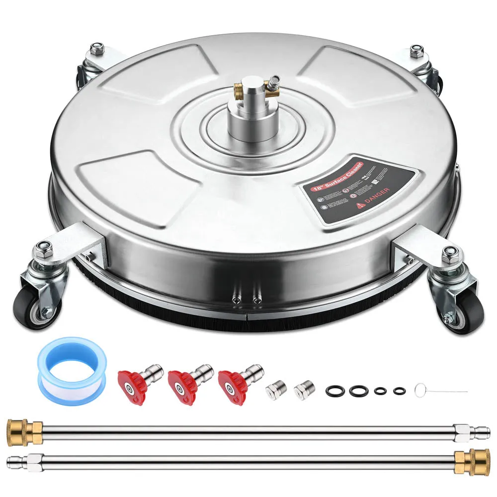 DIY 18in Surface Cleaner Pressure Washer Attachment 4000PSI 3.7GPM