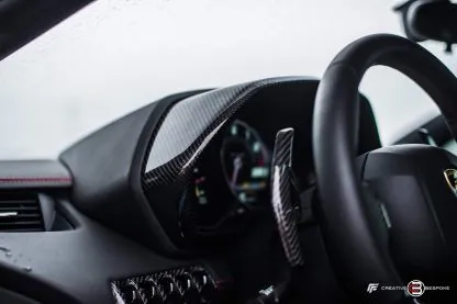 DMC Lamborghini Aventador Edizione-GT Carbon Fiber Interior Panels & Steering Wheel