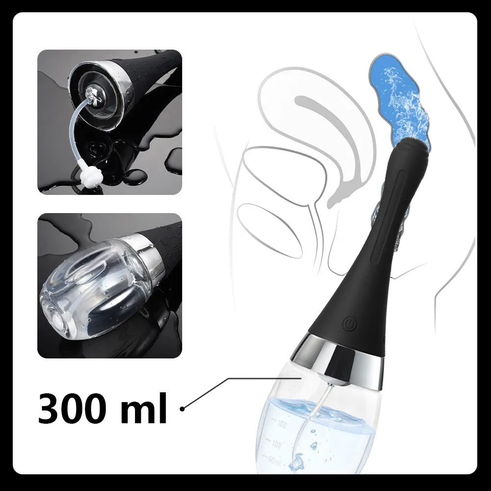 Electric Enema Bulb Automatic Anal Cleaner Colon Vaginal Cleaning Tool for Men and Women