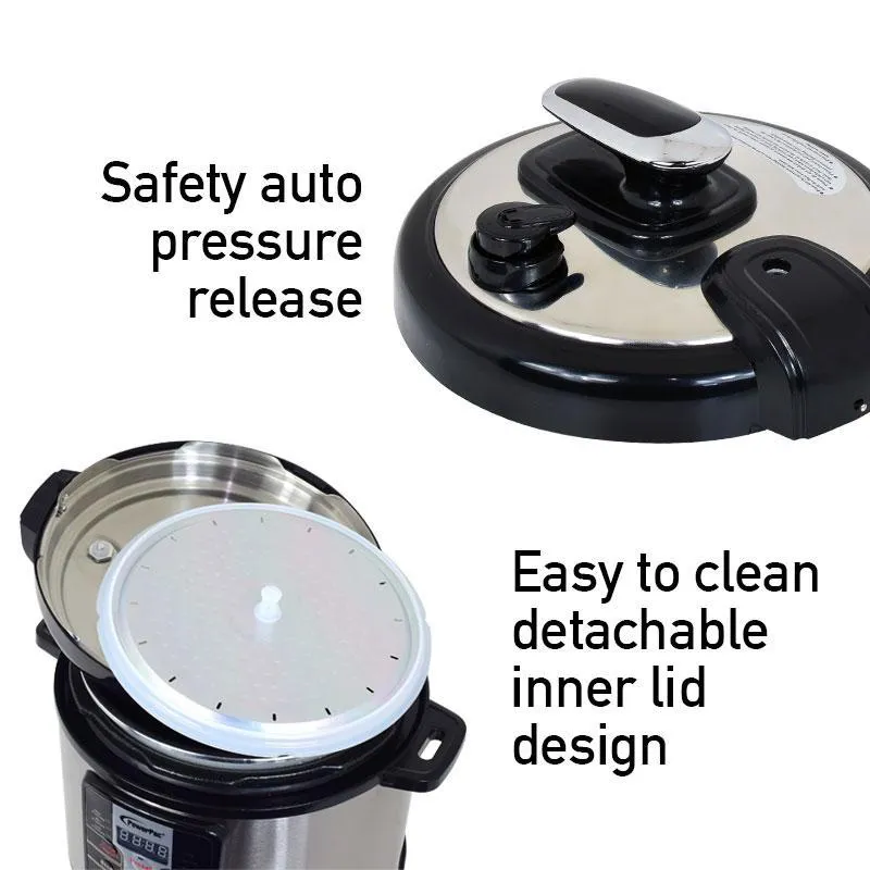 Electric Pressure Cooker With Stainless Steel Pot 5.0L (PPC511 SSPOT)